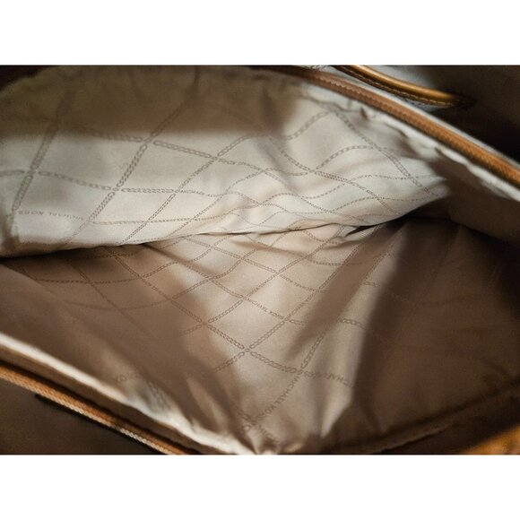 Michael Kors Voyager Color Block Signature Logo Tote Shoulder Bag - Picture 14 of 16